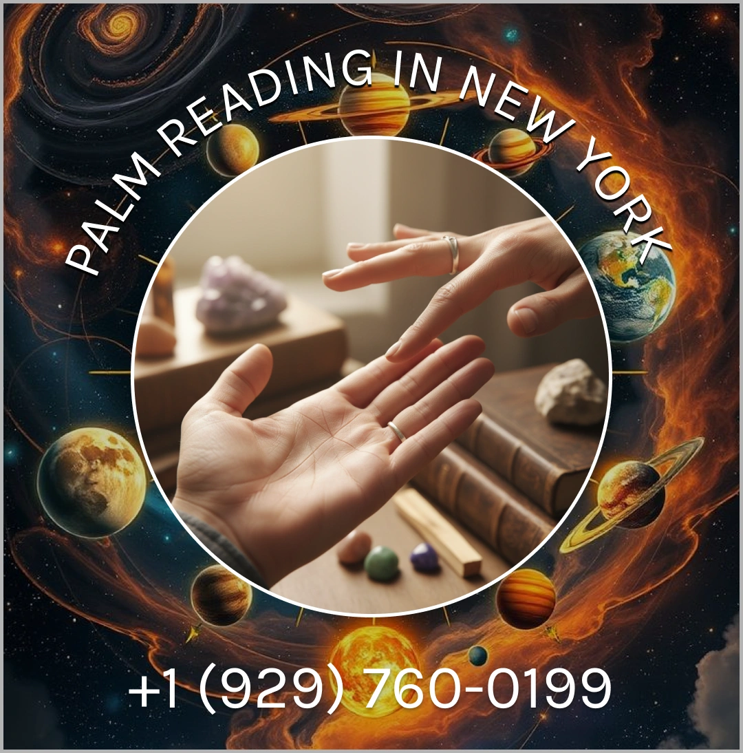Palm reading in New York